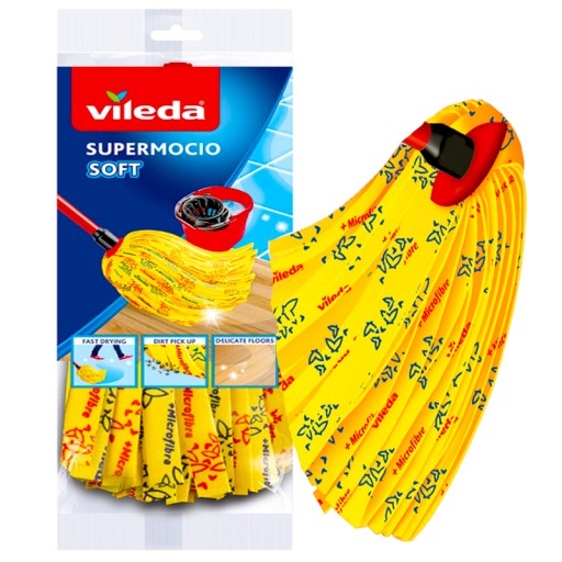 VILEDA VLOŽKA SUPERMOCIO SOFT STRIP MOPU NÁHRADA