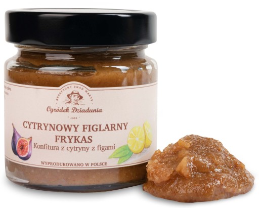Prírodný citrónový džem s figami 220g