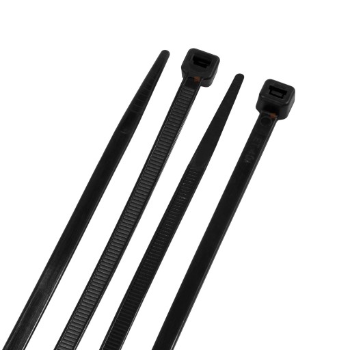 Sťahovacie pásky 2,5x100mm čierne 100 ks