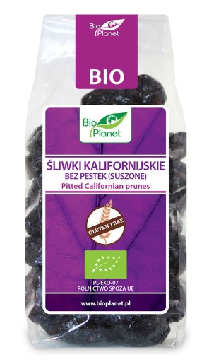 CALIFORNISKÉ SLIVKY, BEZLEPKU, BIO 200 g BIO PLANET