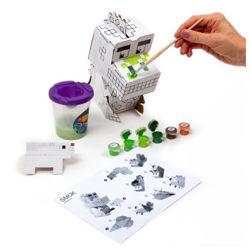 3D maľba figúrok podľa čísel KREATÍVNA SÚPRAVA pre chlapca DRAGON Kidea
