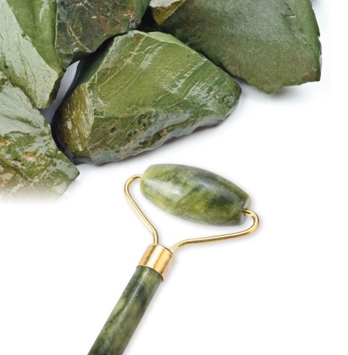 ROLEČOVÝ MASÁŽER JADE KAMEŇ NA TVÁR + GUA SHA