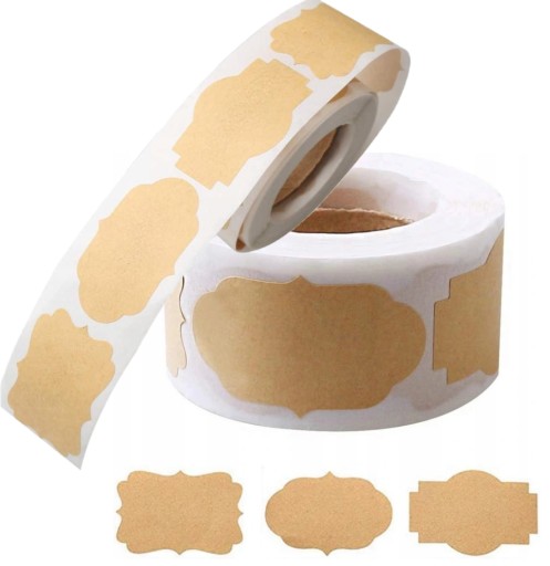 Samolepiace nálepky na koreničky 50x30mm 300 ks