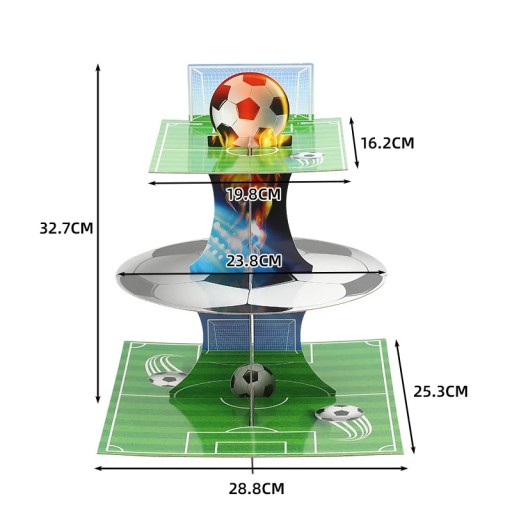 TORTA TANIER MUFFINY FUTBAL FUTBALOVÁ dekorácia narodeninová torta G