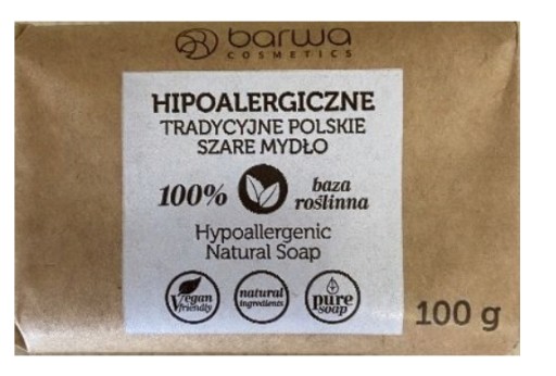 ŠEDÉ MYDLO Tradičné poľské Barwa 100 g