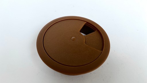 Okrúhla káblová vývodka fi60 plast hnedá 5 ks.