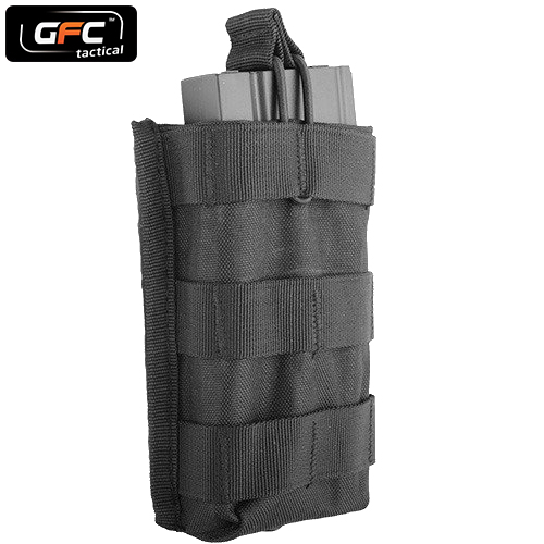AK M4 G36 GFC MOLLE MAGAZINE POUCH, ČIERNA
