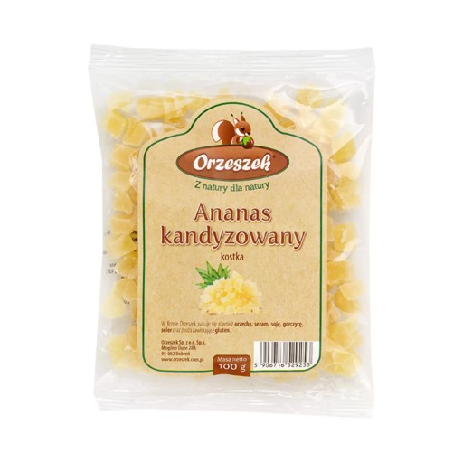 Sušené ananásové kocky Arašidy 100 g