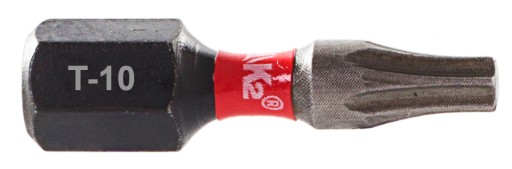 Nárazový hrot bitu pre skrutkovač K2 Impact TX10 TORX T-10 S2 25mm