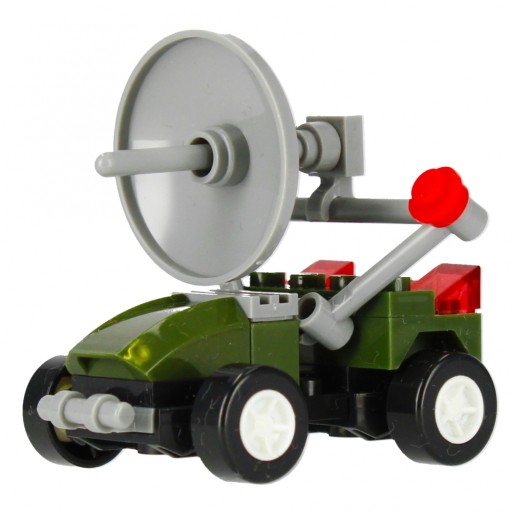 STAVEBNÉ BLOKY pre DETI 6 ročné 31 prvkov MILITARIA mix alleBLOX