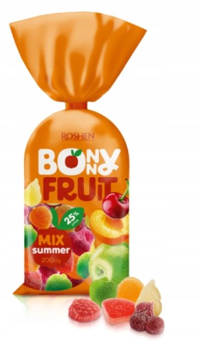 Roshen Jelly Bonny Fruit Letná zmes 200 g