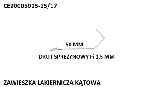 Prívesky farby S CE90005015-15/17 100 ks.
