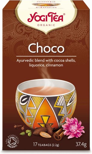 Čokoládový čaj s bio kakaom (17x2,2g) Yogi Tea