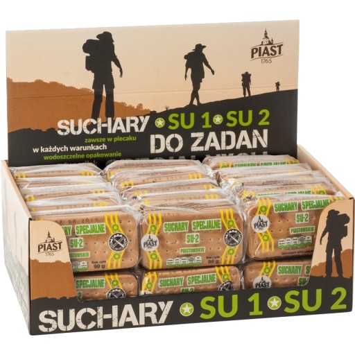 Piast Suchary Wojskowe Speciale SU-2 90g EDC