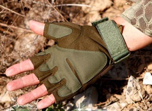 Pánske rukavice SURVIVAL taktické bojové ARMY