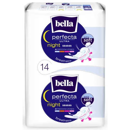 Bella Perfecta Ultra nočné hygienické vložky 14 ks.