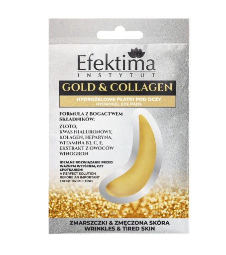 GOLD & COLLAGEN hydrogélové náplasti na oči