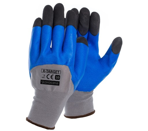Pracovné rukavice TARGET r10 potiahnuté latexom