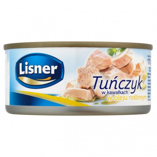 LISNER Tuniak v rastlinnom oleji kúsky 170 g
