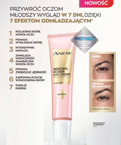AVON ANEW RENEWAL Power EYE Anti-aging očný krém s Protinolom