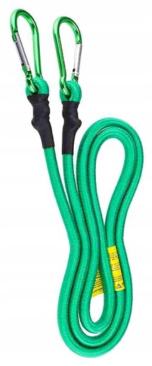 M8J59 s 10mm/150cm karabínami Elastická šnúrka