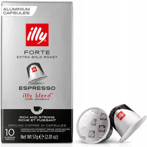 Kapsule pre Nespresso Illy Espresso Forte 10 kusov