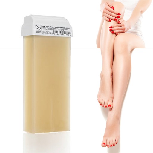 DOLL Xanitalia Depilačný telový depilačný vosk v rolke MIELE 100ml
