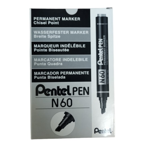 Permanentný popisovač Pentel N60 čierny