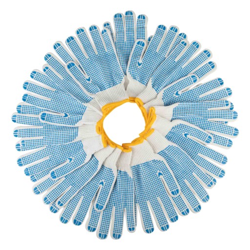 OCHRANNÉ PRACOVNÉ RUKAVICE škvrnité pletené PROOF KNIT BODKA SILNÁ R.9 1 PÁR