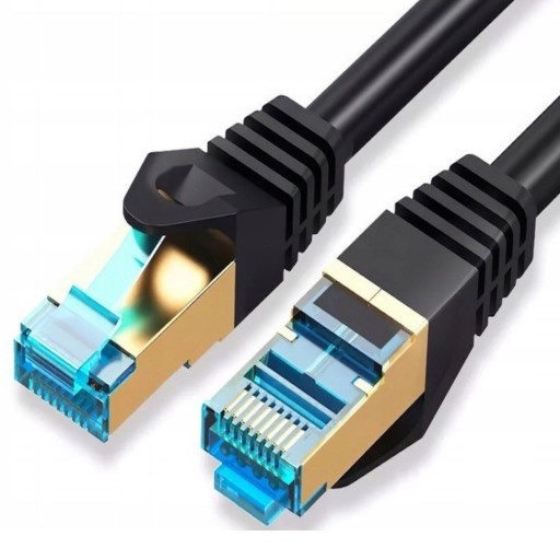 LAN KÁBEL ZLATÁ MEĎ + SFTP CAT7 1,5 M Patchcord RJ45 7 ETHERNET
