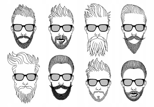 ŠABLONA hrebeňa na úpravu BEARD