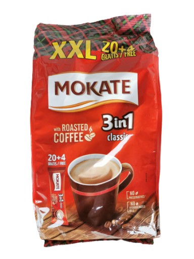 Mokate Classic XXL kávový nápoj 3v1 24 x 17g kávy