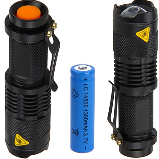 NABÍJACIA TAKTICKÁ LED baterka, VEĽMI VÝKONNÁ