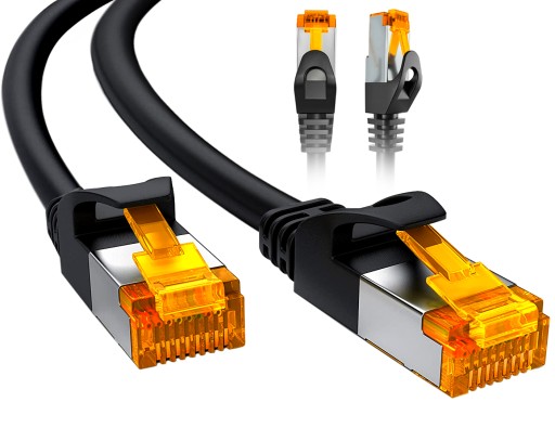 INTERNETOVÝ KÁBEL LAN ETHERNET PATCHCORD RJ45 S/FTP 10Gb CAT6a 5M