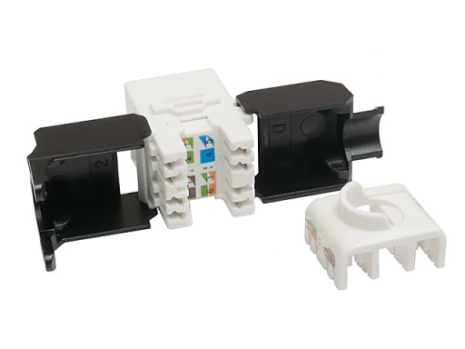 RJ45/8P8C zásuvka kat.5E UTP typ KEYSTONE beznástrojové LSA kontakty