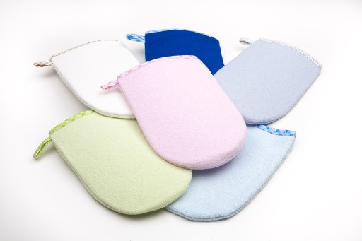 BC BABY WASH GLOVE MODRÁ