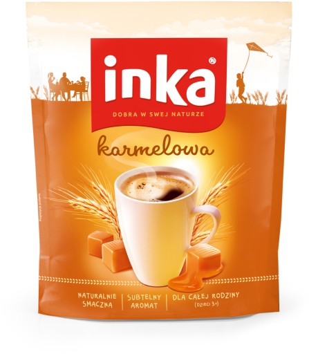 Cereálna káva Inka s karamelovou príchuťou 200g