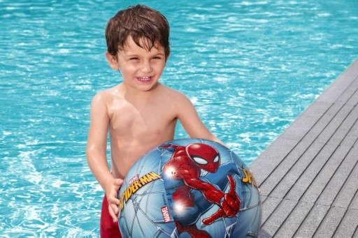 Nafukovacia plážová lopta Spider-Man 2+ 34 cm Bestway
