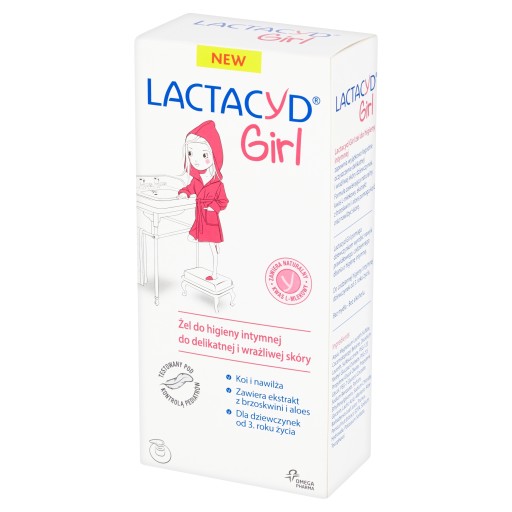 Lactacyd Girl Intímny hygienický gél pre dievčatá 200ml