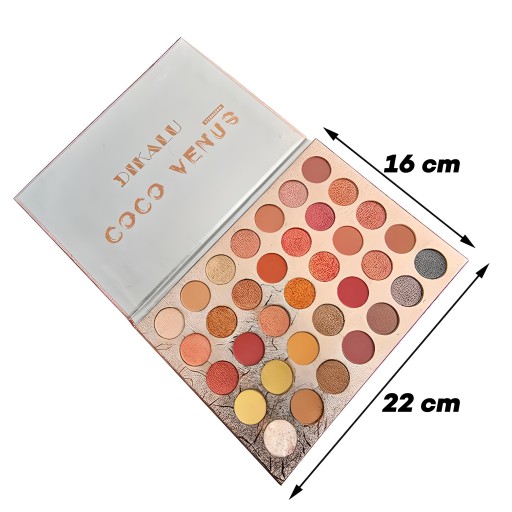 TIEŇOVÁ PALETA PRE LÍČENIE OČÍ SADA 35 FARIEB