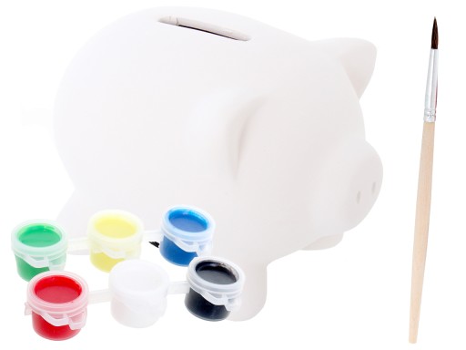 COLORINO Kreatívne PRASIATKO na Maľovanie PIG Maľovanie + FARBY