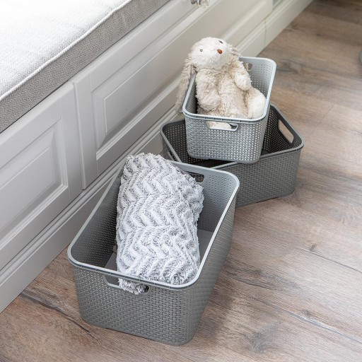 BRANQ - Ratanový kôš - plastová nádoba - kôš - box - 10L