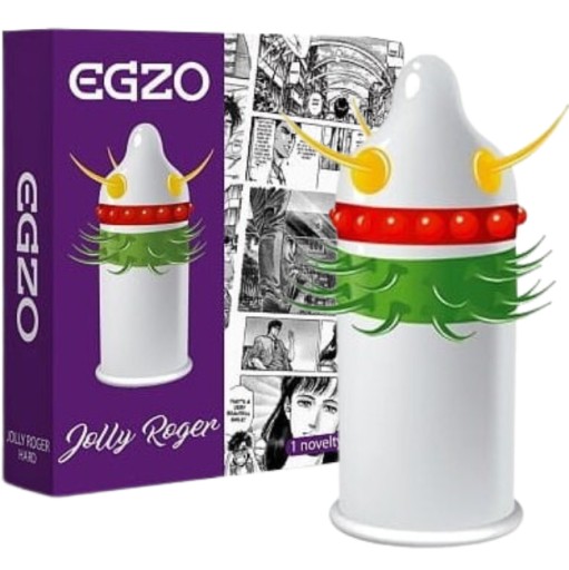 EXO JOLLY ROGER KONDÓMY 1 KUS STIMULUJÚCE OSTRE BODKY