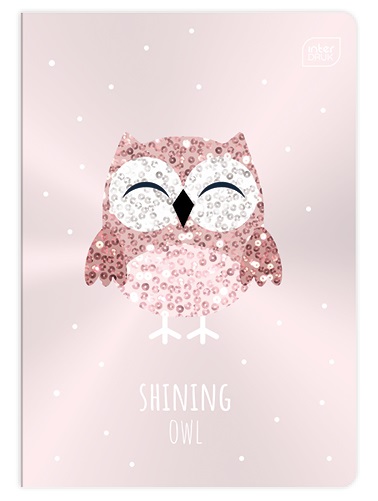 Zápisník A5/16 GRID Flash Interprint Unicorn Owl