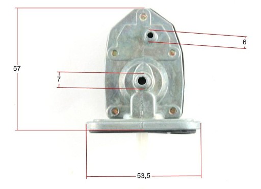 Gilera Piaggio Malaguti Yamaha palivový kohútik