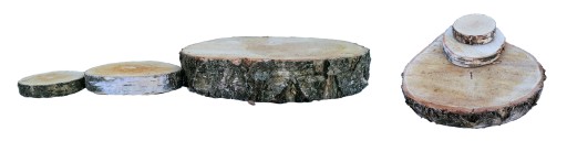 BREZA plátok, drevený kotúč, TOP stolík, 25 cm