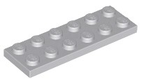 LEGO 3795 TANIER 2x6 svetlosivá NOVINKA (15g) 8 ks