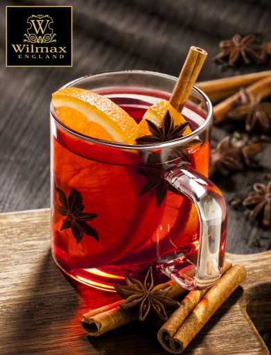 Wilmax termosklo hrnček na čaj alebo kávu 400 ml TEPLOTOLNÉ SKLO