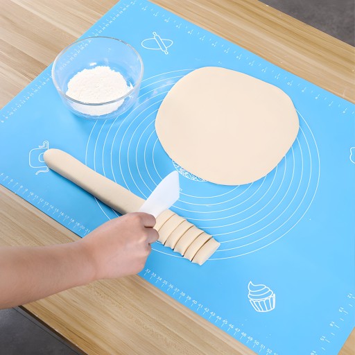 SILIKÓNOVÁ DOSKA DO KUCHYNSKEJ PODLOŽKY NA TORTU S ROZMERMI XXL 65x45CM