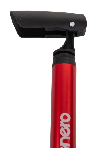 Enero BICYCLE PUMP, ručná, s rukoväťou, 4,8 bar, červená